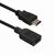 Кабель ACD-DHHF1-50B [ACD-DHHF1-50B] HDMI 1.4,  Golden Plated, 19m / 19f,  HDMI extension,  Черный,  5м  (74229)
