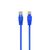 Патч-корд UTP Cablexpert кат.5e,  0.5м,  литой,  многожильный  (синий)