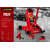 Домкрат гидравлический подкатной "RED FORCE",  с педалью,  3, 5т,  145-500мм,  STAYER 43155-3.5 [43155-3.5]