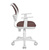 Кресло Бюрократ CH-W797 / BR / TW-14C спинка сетка коричневый сиденье коричневый TW-14С  (белый пластик)