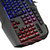 Клавиатура Oklick 777G черный USB Multimedia Gamer LED  (подставка для запястий)