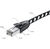 GCR Патч-корд PROF прямой 3.0m,  UTP медь кат.6,  STRONG черно-белый нейлон,  ethernet high speed 10 Гбит / с,  T568B,  GCR-52778