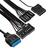 Exegate EX296165RUS Корпус Minitower ExeGate mEVO-7805  (mATX,  без БП,  2*USB+1*USB3.0,  аудио,  черный,  с 2*RGB подсветкой)
