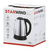 Чайник электрический Starwind SKS1050 1.8л. 1500Вт серебристый / черный  (корпус: нержавеющая сталь / пластик)