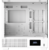 Корпус Formula V Line Crystal E1M White,  MATX,  USB3.0*2,  Switch Display Panel