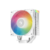 Кулер для процессора DEEPCOOL AG400 WH ARGB V2 LGA1851 / 1700 / 1200 / 115X / AM5 / AM4  (18шт / кор,  TDP 220W,  PWM,  ARGB Fan 120mm,  4 тепл. трубки,  белый) RET