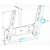 Кронштейн Holder /  32-65" макс 400x400,  наклон -8+17°,  от стены 68мм,  вес до 40кг