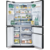 Холодильник Sharp SJWX99ABK отдельностоящий 5-и дверный холодильник,  1850*908*796мм,  черное стекло без рамок,  Full No Frost,  Plasmacluster Ion,  invertor,  пр-во Тайланд