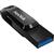 Флеш Диск Sandisk 128Gb Ultra Dual Drive Go SDDDC3-128G-G46 USB3.1 черный