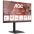 Монитор 27" AOC U27E4CV Black  (4K,  IPS,  3840x2160,  60Hz,  4 ms,  178° / 178°,  400 cd / m,  +2xHDMI 2.0,  +DisplayPort 1.4,   DP Out,  USB,  USB-C,  LAN,  SPK,  Pivot)