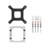 Кулер для процессора DEEPCOOL AG400 WH ARGB V2 LGA1851 / 1700 / 1200 / 115X / AM5 / AM4  (18шт / кор,  TDP 220W,  PWM,  ARGB Fan 120mm,  4 тепл. трубки,  белый) RET
