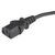 Hyperline PWC-IEC13-SHM-10-BK Кабель питания компьютера  (Schuko+C13)  (3x1.00),  10A,  угловая вилка,  10м