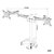 Кронштейн для мониторов Cactus CS-VM-D08-AL серебристый 13"-27" макс.8кг настольный поворот и наклон