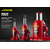 Домкрат гидравлический бутылочный "RED FORCE",  4т,  195-380 мм,  STAYER 43160-4 [43160-4_z01]