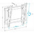 Кронштейн Holder LCD-T2609-B металлик 22"-47" макс. 40 кг настенный наклон