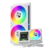 Система водяного охлаждения Formula V Line Cryo Wing Digi 240 WH,  240mm,  LCD 2.73",  2x120mm,  ARGB fans,  LGA115X / 1200 / 1700 / 1851 / 1366 / 2011 / 2066,  AM3 / AM4 / AM5 / Ryzen3 / Ryzen5 / Ryzen7 / Threadripper / RT4