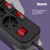 Сетевой фильтр Buro 500SH-3-SW-B 3м  (5 розеток) черный  (коробка)