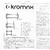 Kromax IDEAL-6 new white,  наст. для TV 15"-47",  max 35 кг,  1 ст св.,  нак. 0°-8°,  от ст. 20 мм,  max VESA 200x200 мм.
