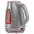 Чайник электрический Hyundai HYK-S3601 1.7л. 2000Вт серебристый / красный  (корпус: нержавеющая сталь)
