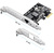 Gigabit PCI Express Network Adapter,  Realtek Chipset,  10 / 100 / 1000Mbps RJ45 port,  Auto MDI / MDIX