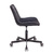Кресло Бюрократ CH-350M / BLACK без подлокотников черный искусст.кожа / ткань крестовина хром