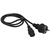 Lanmaster LAN-PP13 / SH-3.0-BK Шнур питания C13-Schuko,  3х0.75,  220В,  10А,  черный,  3 метра