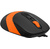 Мышь A4Tech Fstyler FM10S черный / оранжевый оптическая  (1600dpi) silent USB  (4but)