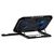 RAPOO Подставка с воздушным охлаждением для ноутбука 14" CF200-BL,  цвет: черный  (13357)