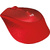 Мышь Logitech M331 Silent Plus красный оптическая  (1000dpi) silent беспроводная USB