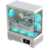 Корпус Formula V Line Crystal E1 White,  ATX,  TYPE-C*1,  USB3.0*2,  Switch Display Panel
