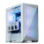 ZALMAN Z9 Iceberg MS,  EATX,  WHITE,  WINDOW,  4x3.5",  5x2.5",  2xUSB2.0,  2xUSB3.0,  1xUSB 3.1 Gen2 Type-C,  FRONT 3x140mm ARGB,  REAR 1x140mm ARGB