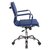 Бюрократ CH-993-Low / blue,  Кресло,  низкая спинка,  синий,  иск.кожа