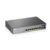 Zyxel GS1350-12HP,  10xGE  (8xPoE+),  2xSFP,  бюджет PoE 130 Вт,  дальность передачи питания до 250 м,  автоперезагрузка PoE-портов,  повышенная защита от перенапряжений и электростатических разрядов