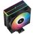 Кулер для процессора DEEPCOOL AG400 BK ARGB V2 LGA1851 / 1700 / 1200 / 115X / AM5 / AM4  (18шт / кор,  TDP 220W,  PWM,  ARGB Fan 120mm,  4 тепл. трубки,  черный) RET