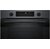 Serie 4,  духовой шкаф, цвет черная нержавеющая сталь, класс энергоэффективности А,  8 режимов,  66 литров,  EcoClean на задней стенке,  телескопические направляющие 1 уровень,  пр-во Турция