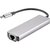 Адаптер USB 3.1 Type-Cm ->HDMI A (m) 4K@30Hz,  RJ45,  2XUSB3.0,  PD,  iOpen <ACU435M>