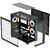 Корпус для ПК Case Ocypus Gamma C52 BK ARGB mATX  /  win  /  black  /  3 ARGB fans  /  no PSU  /  Tempered Glass