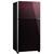 Sharp SJXG60PGRD Холодильник. 187x86.5x74 см. 422 + 178 л,  No Frost. A++ Черный с красным,  стекло