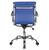 Бюрократ CH-993-Low / blue,  Кресло,  низкая спинка,  синий,  иск.кожа