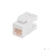 Модуль Keystone Jack RJ-45 (8P8C),  UTP неэкранированный,  CAT 5e,  тип 180 градусов,  белый REXANT PRO