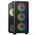 XASTRA Корпус A402M 4FRGB Black mATX / Mesh / full-size TG / 4x120mm FRGB fans /  A402M-4FC12F-BK