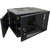 Шкаф настенный Next,  18U 550x450,  стеклянная дверь,  черный