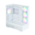 корпус ZALMAN P40 Prism Plus,  ATX,  WHITE,  WINDOW,  3xCombo  (3.5'' or 2.5"),  1xUSB TYPE-C,  2xUSB3.0,  SIDE 3x120mm ARGB,  REAR 1x120mm ARGB
