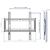 Kromax IDEAL-3 new black,   Кр. стал. наст. для TV 22"-65",  max 50 кг,  0 ст св.,  от ст. 23 мм,  max VESA 400x400 мм.