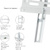 Kromax IDEAL-3 new white,  Кр. стал. наст. для TV 22"-65",  max 50 кг,  0 ст св.,  от ст. 23 мм,  max VESA 400 x 400 мм.