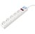 Сетевой фильтр Power Cube SPG-B-6-WHITE 1.9m белый 5 розеток