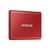 SSD Samsung T7 External 2Tb  (2048GB) RED TOUCH USB 3.2  (MU-PA1T0B / WW)
