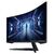 Монитор 34" SAMSUNG C34G55TWWI Odyssey G5 Black  (VA,  3440x1440,  HDMI+DP,  4 ms,  178° / 178°,  250 cd / m,  2500:1,  165Hz,  Curved)
