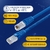 NEOMAX  (NM13001-050B) Шнур коммут. UTP 5 м,  cat.5е - синий,   многожильный