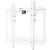 Kromax IDEAL-6 new white,  наст. для TV 15"-47",  max 35 кг,  1 ст св.,  нак. 0°-8°,  от ст. 20 мм,  max VESA 200x200 мм.